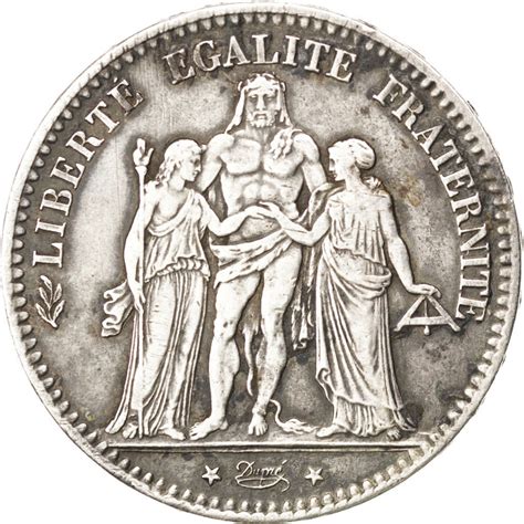 73903 Troisième République 5 Francs Hercule 1875 K Km 8202 Tb