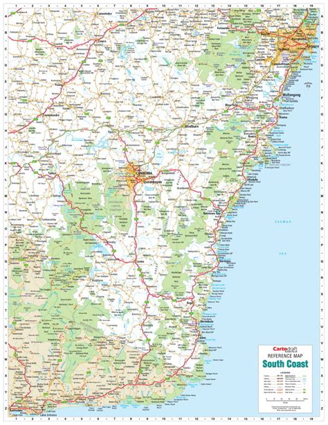 Buy North Coast New South Wales Wall Map Mapworld
