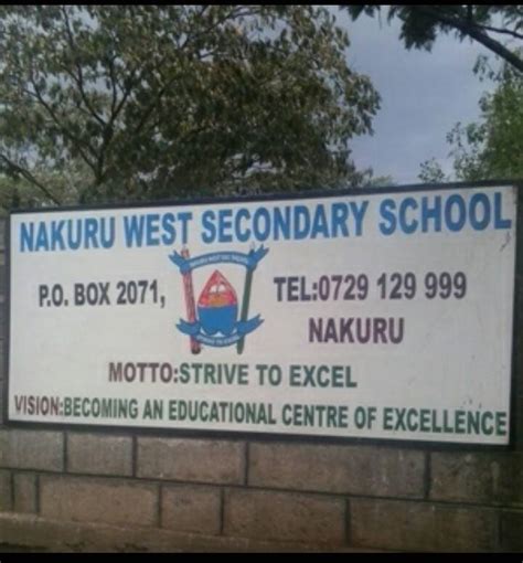 Nakuru West Secondary School Former Students
