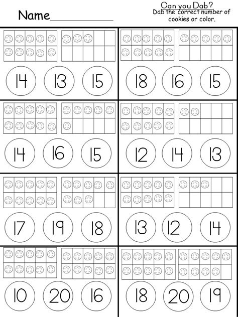 Free Tens And Ones Printable