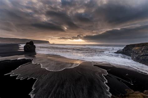 Sand is a block affected by gravity. Vík and Iceland's Black Sand Beaches | Camping in Iceland