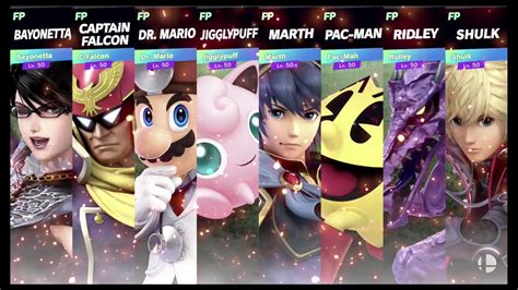 Super Smash Bros Ultimate Amiibo Fights Request 12304 Free For All
