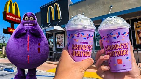 Do Not Drink The Grimace Shake Mcdonalds Grimace In Real Life