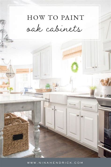 We do this by applying multiple coats of primer with a high solids content, which is designed to settle in the grooves and pores. How to Paint Oak Cabinets and Hide the Grain | Painting ...