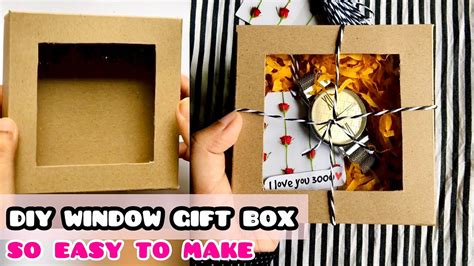 Diy Window T Box Tutorial Easy And Cute Packaging Box For Your
