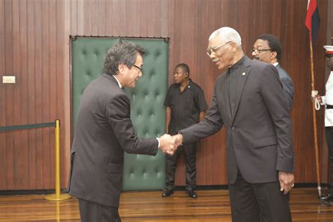 President Accredits New Japanese Ambassador To Guyana Guyana Times