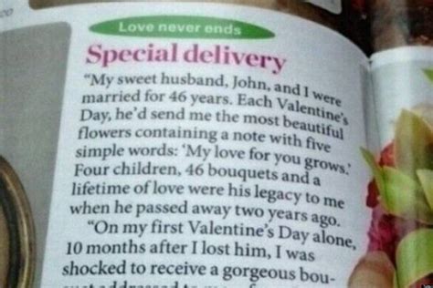 To the love of my life, i'm happy to have fallen in love with you. Valentine's Gesture From Dead Husband To Wife Will Make ...