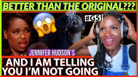 The Unbelievable And I Am Telling You Im Not Going Gabriel Henrique Jennifer Hudson Cover