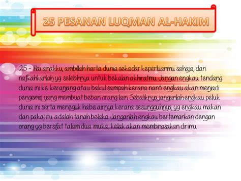 Mira filzah mengajar manusia perlu bersyukur agama islam tingkatan 4. 25 PESANAN LUQMAN AL-HAKIM | SK TANJUNG PUTERI, JOHOR BAHRU