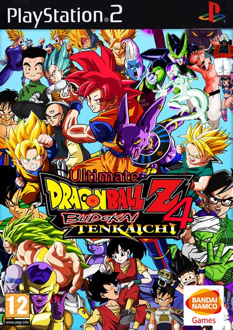 Gassdragonball8 Dragon Ball Z Budokai Tenkaichi 4 Ps2 Cover Dbz