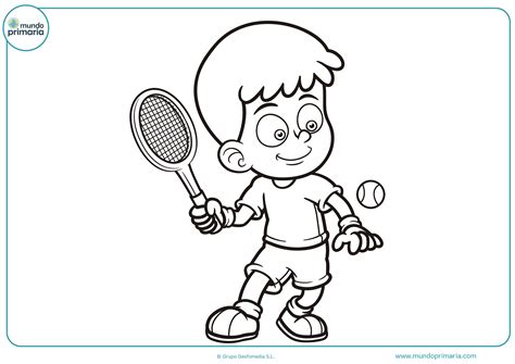 En estos juegos se utiliza una libreta y un boligrafo para dibujar objetos, animales, personas… según la temática del juego. Dibujos de Deportes y Educación Física para colorear ...