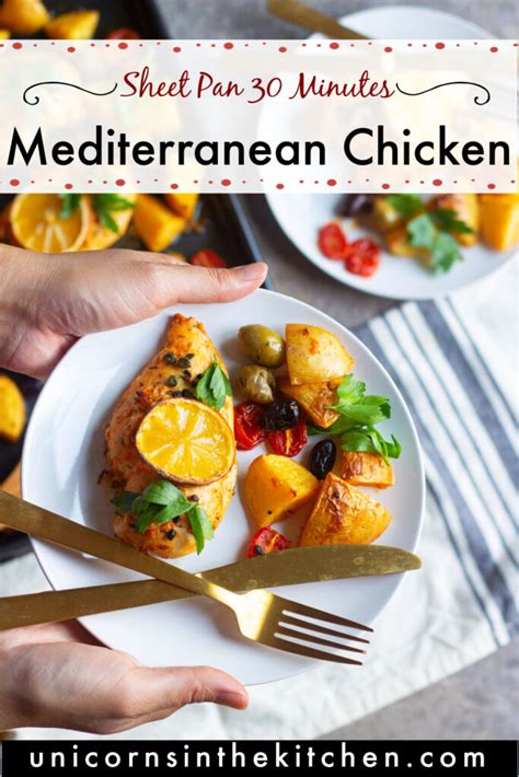 easy mediterranean chicken recipe unicorns in the kitchen