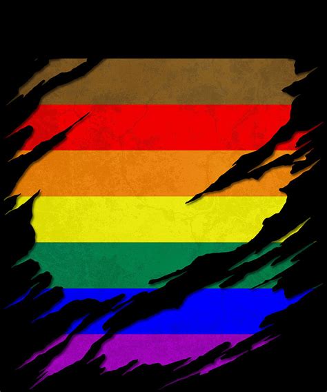 Philly Lgbtq Gay Pride Flag Ripped Reveal Digital Art By Patrick Hiller