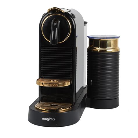 Nespresso Citiz And Milk Coffee Machine Elite Luxury Gold Plating