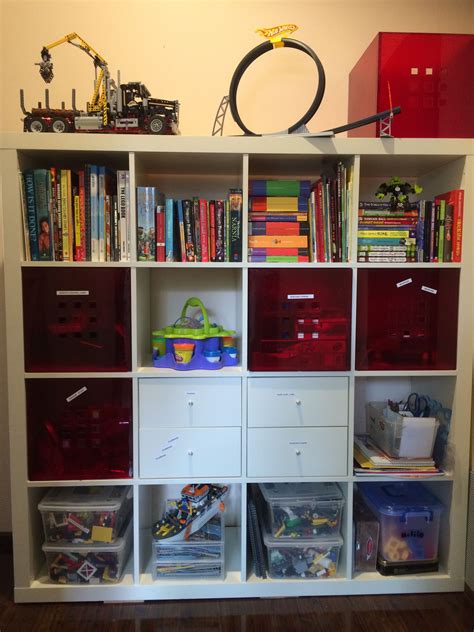 Toy Storage Ideas With Labels For Boys Toy Storage Storage Bookcase