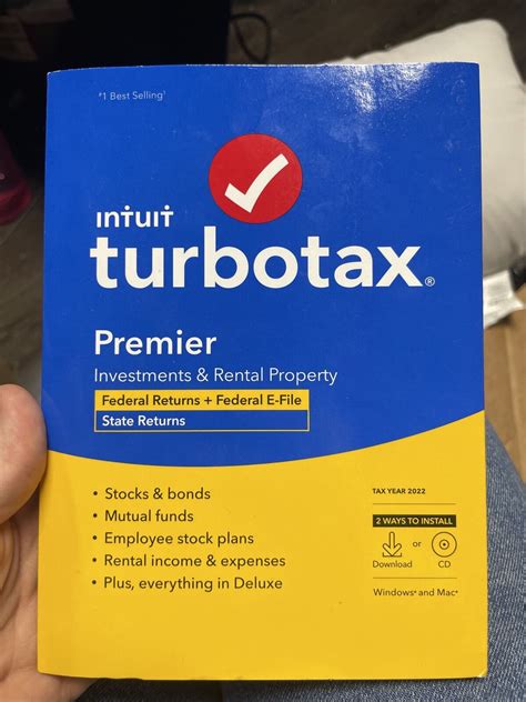 Intuit Turbotax Premier Tax Software Investments Rental Property