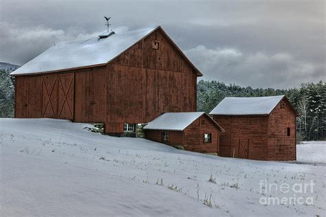 Countryside Scenic Vintage Barns Of Berkshire County Photograph By