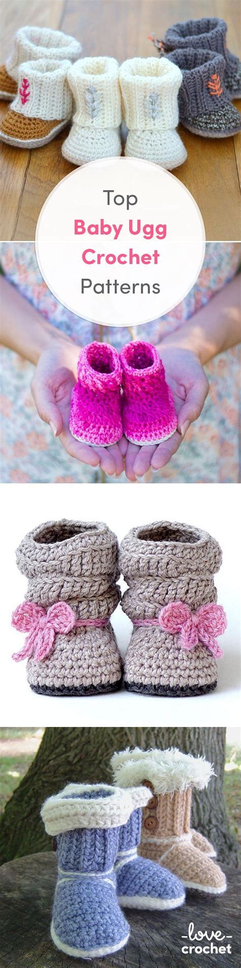 Baby boy miles' newborn booties. Top baby UGG patterns | LoveCrafts | Crochet baby shoes ...