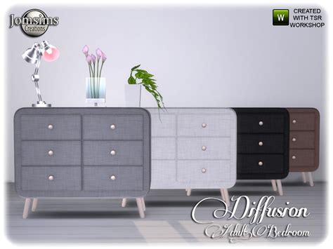 The Sims Resource Diffusion Adult Bedroom Dresser