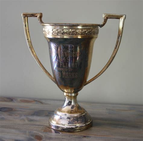 Engraved Silver Vintage Trophy Cup Etsy Silver Engraving Trophy