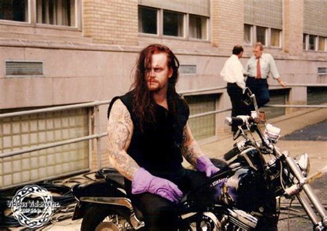 The Undertaker In The 90s The Undertaker On An Undertaker Motorcycle