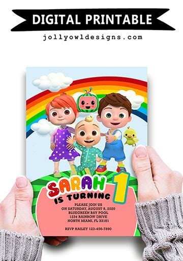 Let your baby's Cocomelon birthday party begin with a wow! Don’t just
