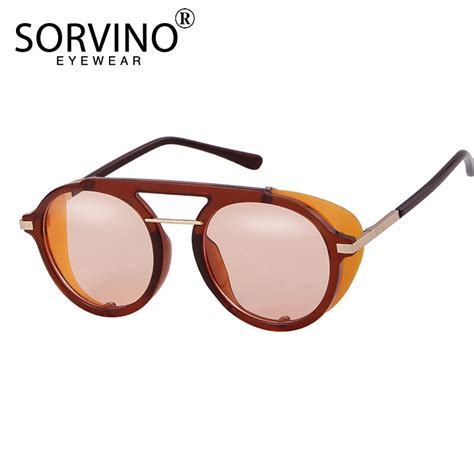 sorvino vintage men women luxury sunglasses summer 2020 brand designer 90s sunglass flat top