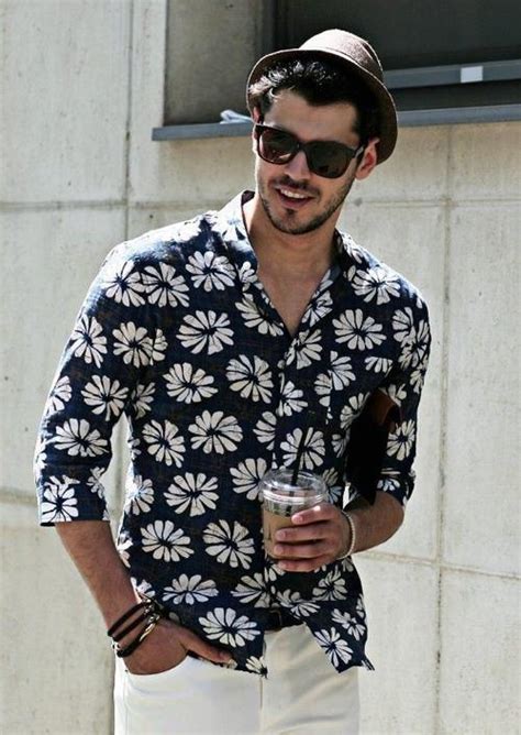 Get ideas and start planning your perfect floral logo today! Men's Floral Pattern Style | Famous Outfits