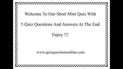Yes, it just need the basic knowledge and accurate answers. General Knowledge Questions And Answers | Free General ...