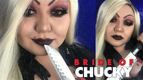 Bride Of Chucky Transformation Tiffany Halloween Makeup Tutorial