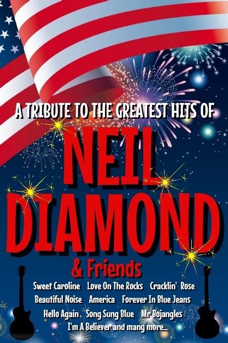 Neil Diamond Tribute Show F3 Entertainments