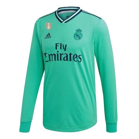 Adidas besiktas istanbul jersey size size m. 19/20 Real Madrid Third Away Green Long Sleeve Jerseys ...