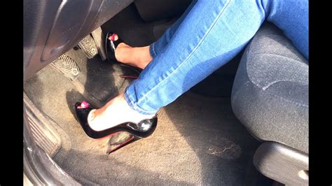 Sexy Lena Pedal Pumping Crazy In Louboutin Heels ALSO AVAILABLE ON IWANTCLIPS COM YouTube