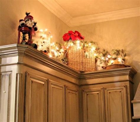 11 Christmas Decor On Top Of Kitchen Cabinets References Decor