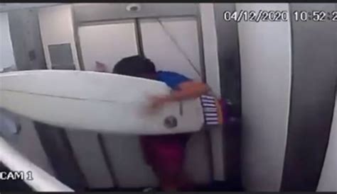 Heres Why You Should Watch Your Surfboard Leash In An Elevator Flipboard