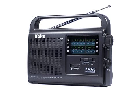 Kaito Ka390 Portable Amfm Shortwave Noaa Weather Radio With Led