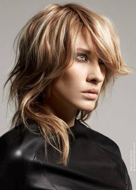 Modele de coiffure degradé effilé