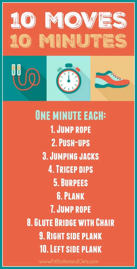 Workout I Did 10 Moves 10 Minutes Fit Bottomed Girls