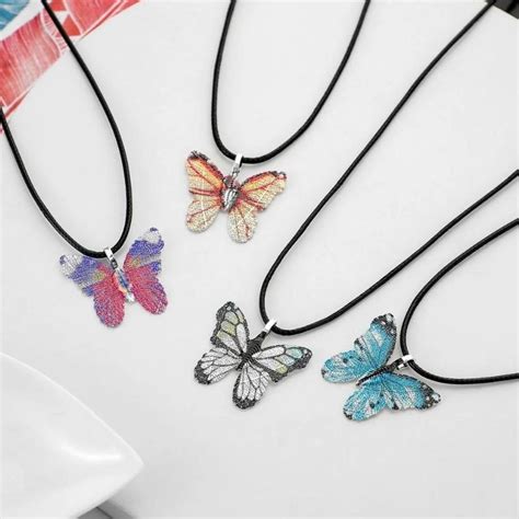 Trend Butterfly Pendant Necklace Butterfly Pendant Pendant Necklace