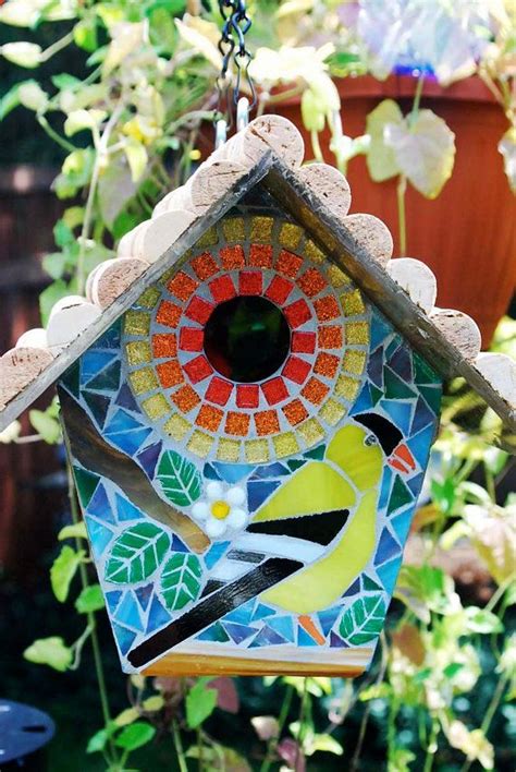Stained Glass Mosaic Patterns Birdhouse Stained Glass Mosaic