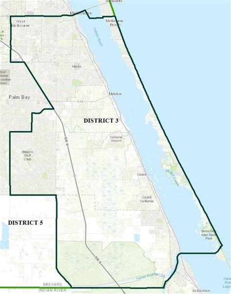 Brevard County Commission District 3 Map