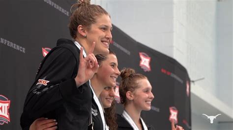 Texas Womens Swimming And Diving Day Two Of Big 12 Championships Feb