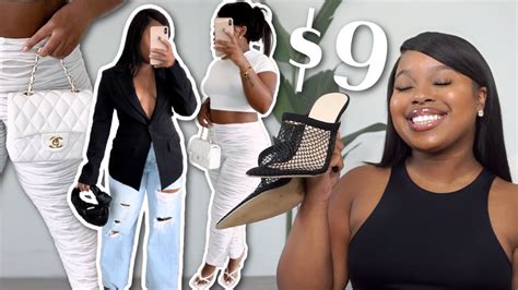 Shein Baddie On A Budget Elevated Basics Try On Haul Outfit Inspo