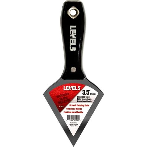 LEVEL5 6-Inch Stainless Steel Clipped Drywall Joint Knife | 5-201