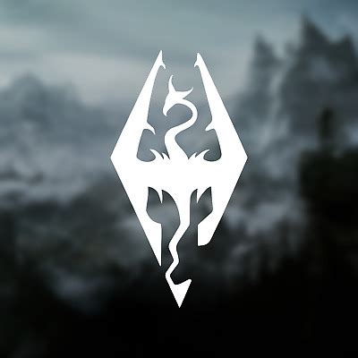 This this has been posted on here since 2013 or thereabouts, and so many people have liked and printed it, and a few people have made their own remixed versions (like a doorknob, what?!). The Elder Scrolls V: Skyrim Logo / Dragonborn / Dovahkiin ...