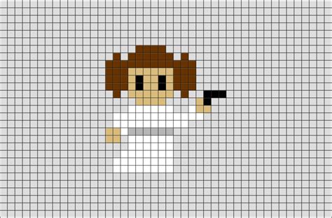 Star Wars Princess Leia Pixel Art - BRIK This minecraft pixel art let's build was requested by a number of subscribers.