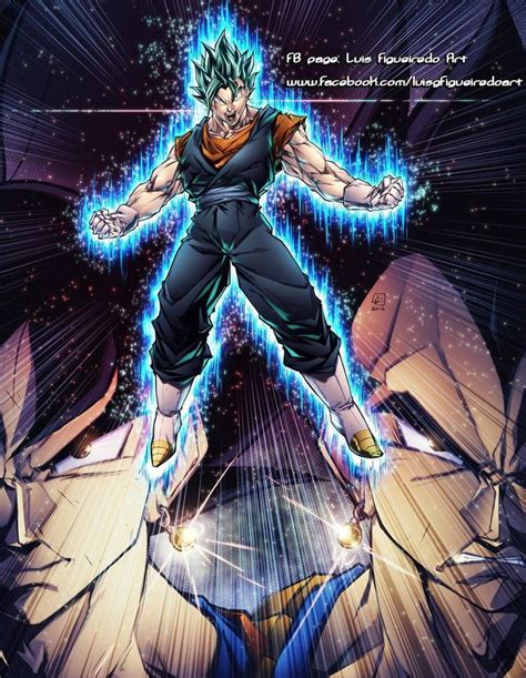 Vegito Super Saiyan God Colored By Inkartluis On Deviantart Dragon