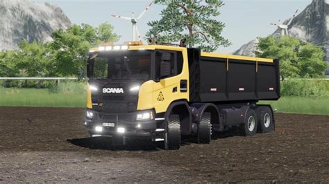 Fs19 Scania Xt 8x8 Tipper Orange Edition V1 Simulator