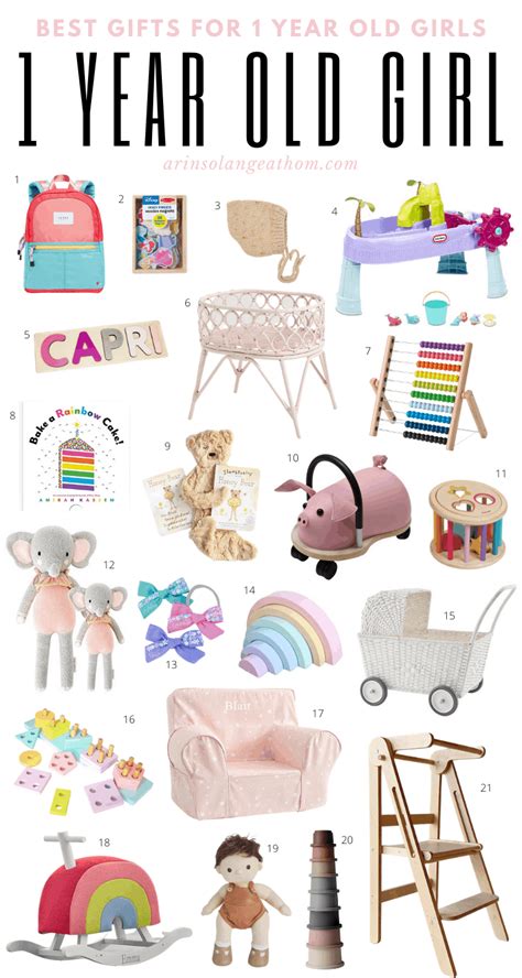 What are the best toys for a 1 year old? One Year Old Girl Gift Guide - arinsolangeathome