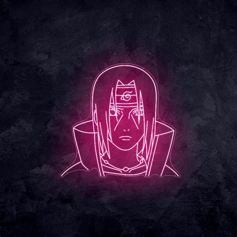 Itachi Uchiha Neon Sign Head Turning Insanely High Quality Neon Sign